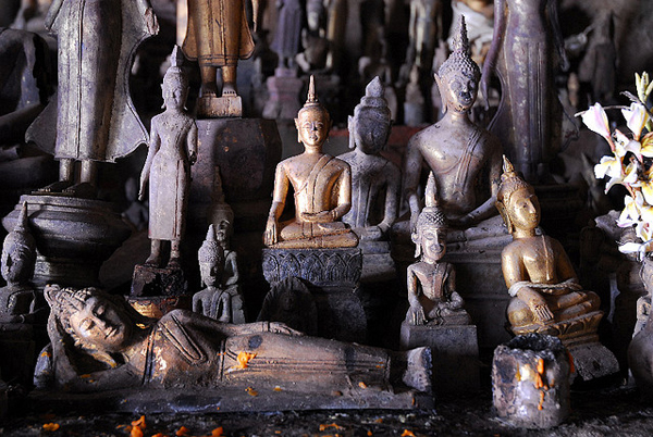 Buddha in Pak Ou Buddha Caves 