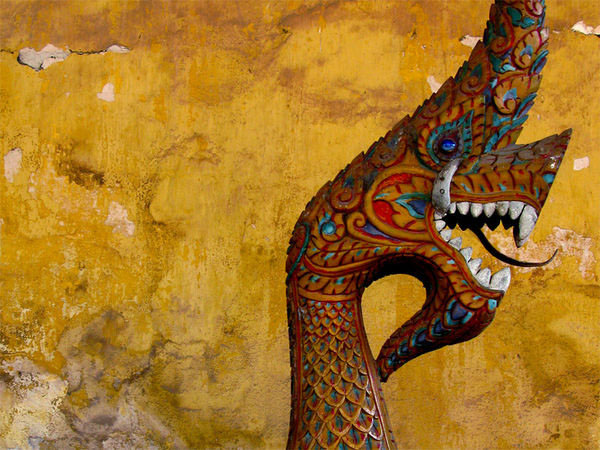 Wat Si Saket Wall Painting