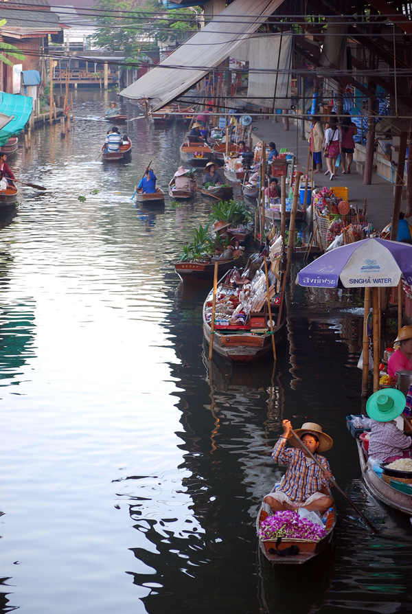 Damnoen saduak Floating Market View