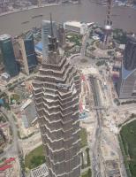 Shanghai Jinmao Tower Bird Eye View